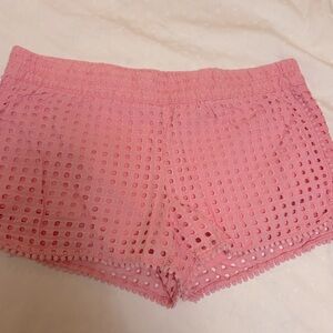 Lilly Pulitzer for Target pink eyelet shorts